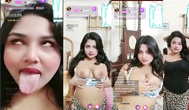 Cute Bengali Girl Chamet Show Fun Live Big Boobs MMS Video