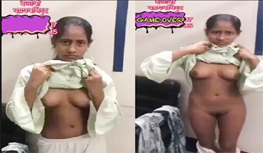 Cute Bengali Girl Nude Boob Show To Owner MMS Viral HD