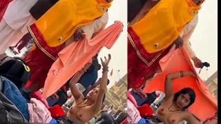 Bengali Bhabhi Bath Outdoor Changing Dress Showing XXX HD